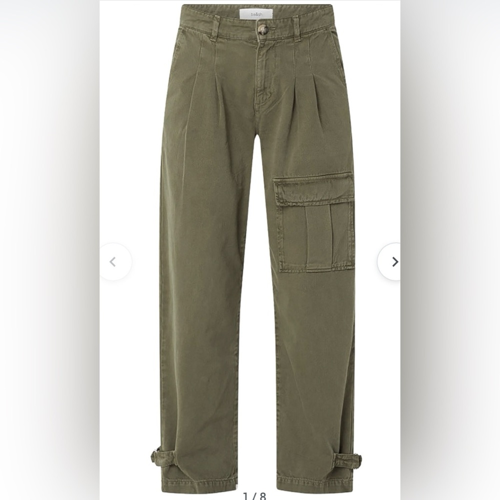 Ba & Sh Woman’s Olive Cargo Utility Pants
